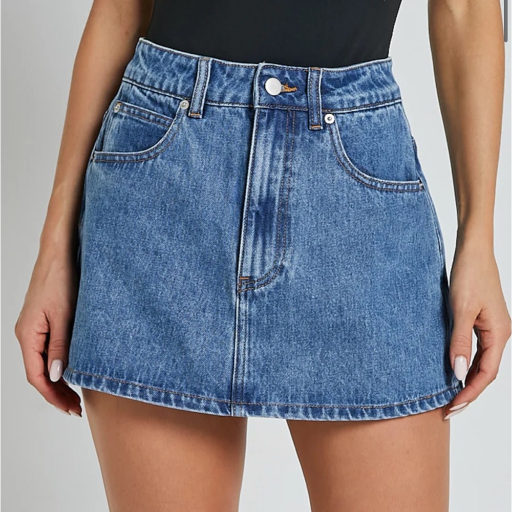 Showpo Harriet Blue Denim Skort